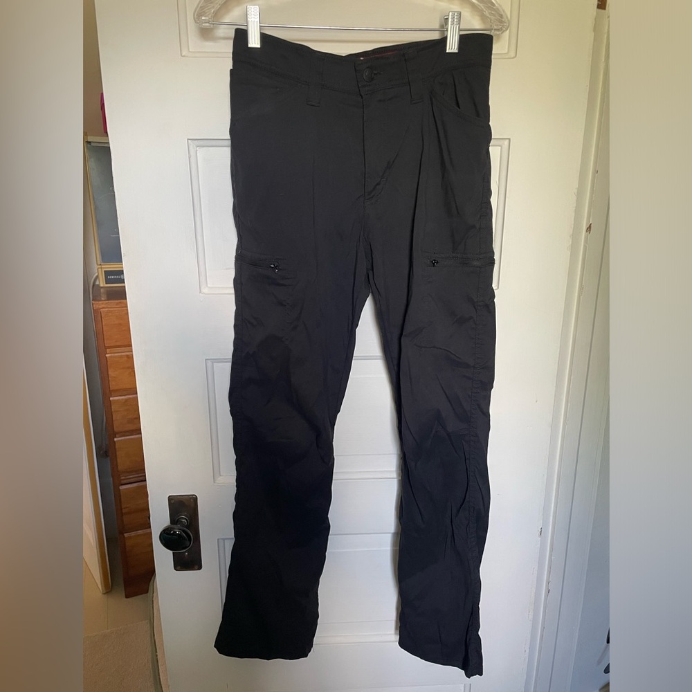 Wrangler Black Performance Zip Cargo Pants 29/30